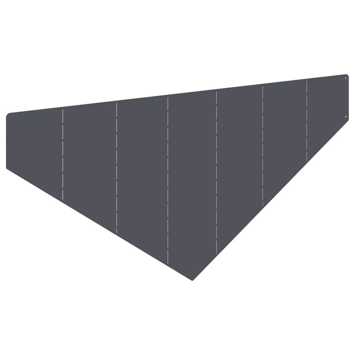 Plænekant 100 x 45 cm Stål Antracit