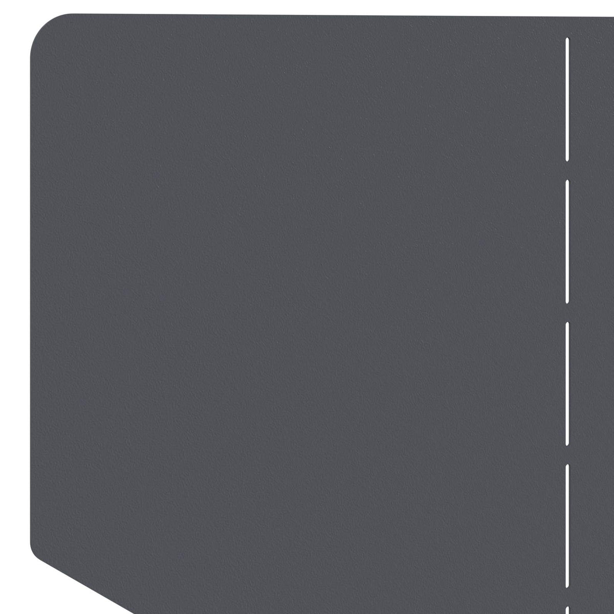 Plænekant 4 stk. 100 x 45 cm Stål Antracit