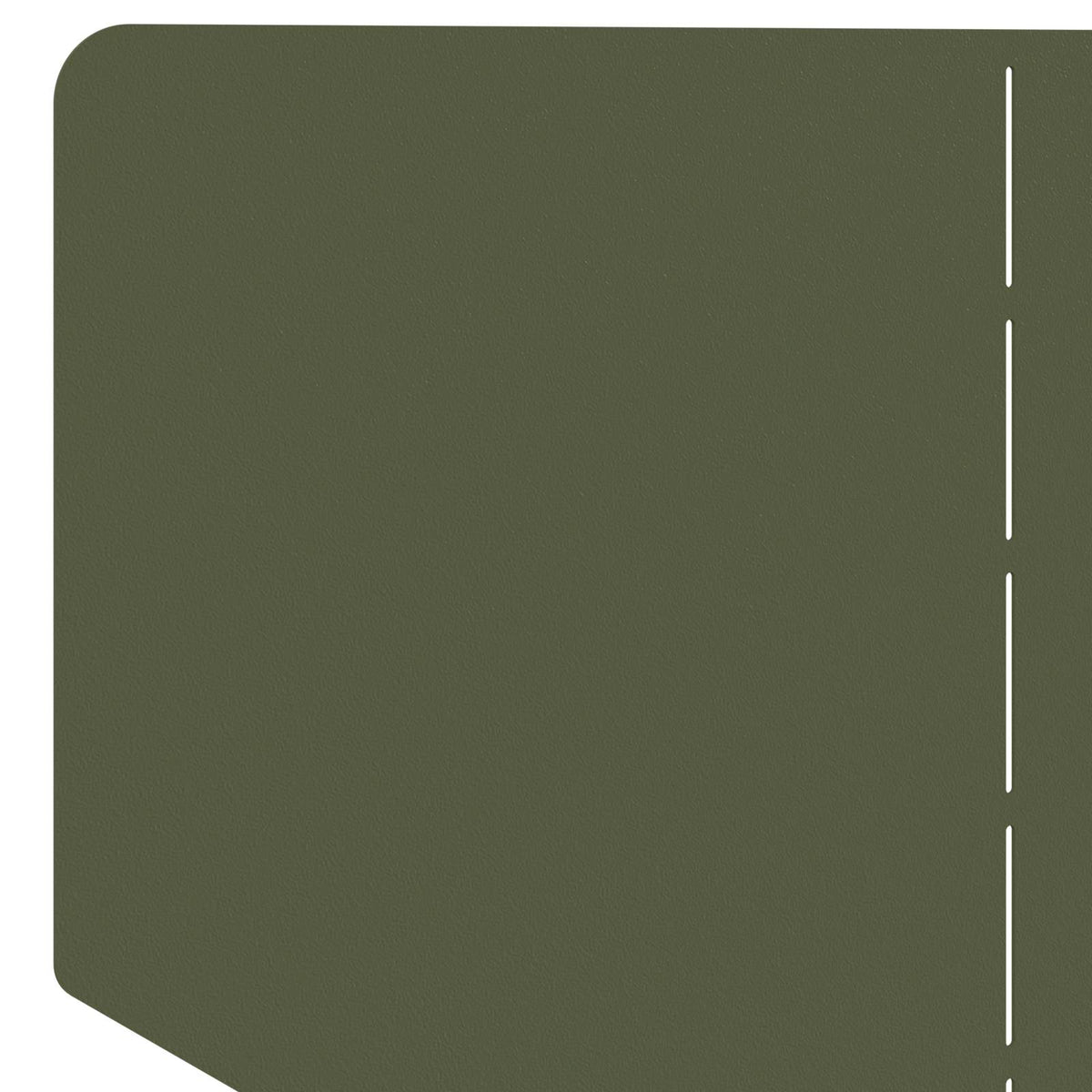 Plænekant 4 stk. 100 x 45 cm Stål Olivengrøn