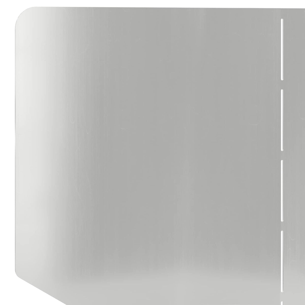 Plænekant 4 stk. 100 x 45 cm Stål Sølv