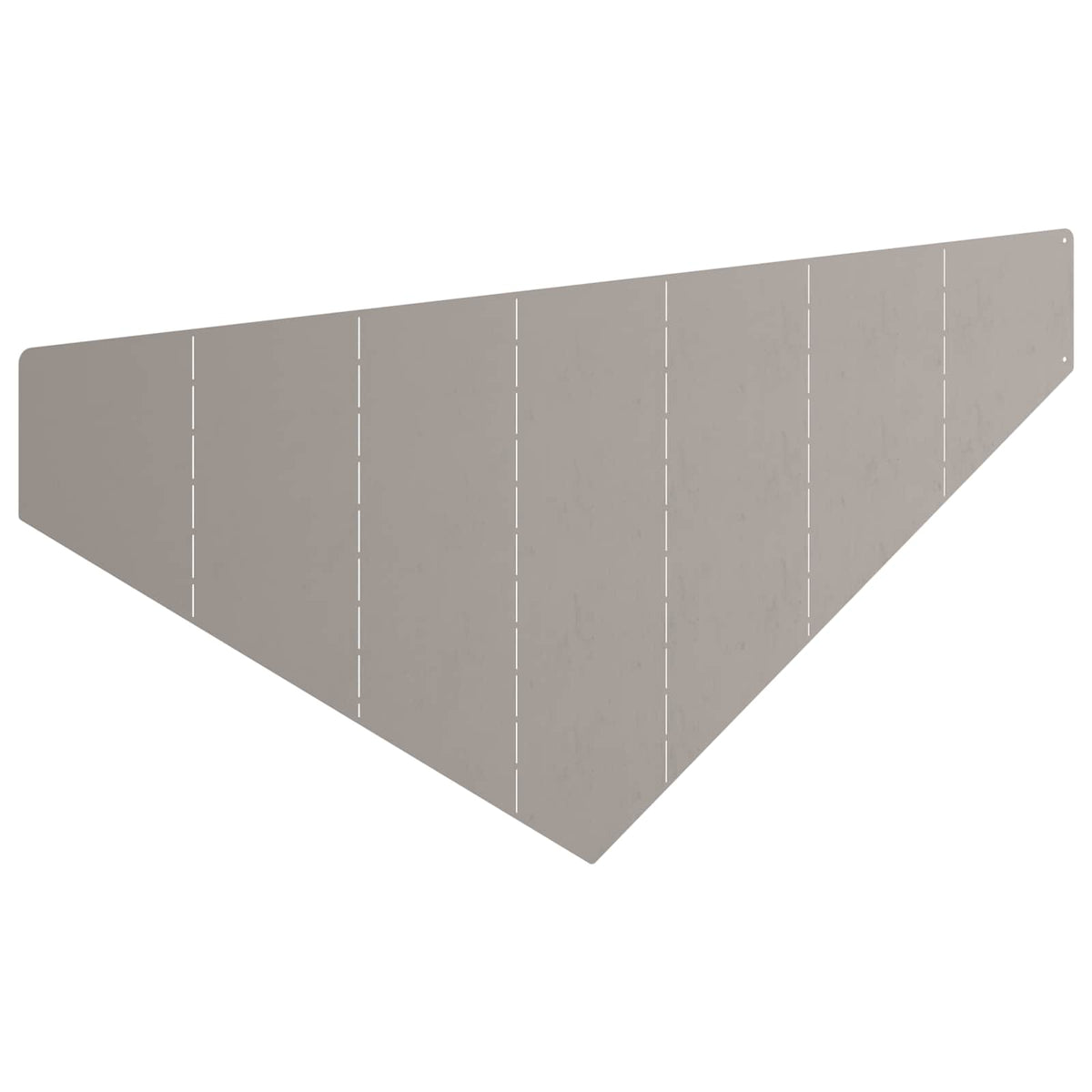 Plænekant 100 x 45 cm Stål Rusten