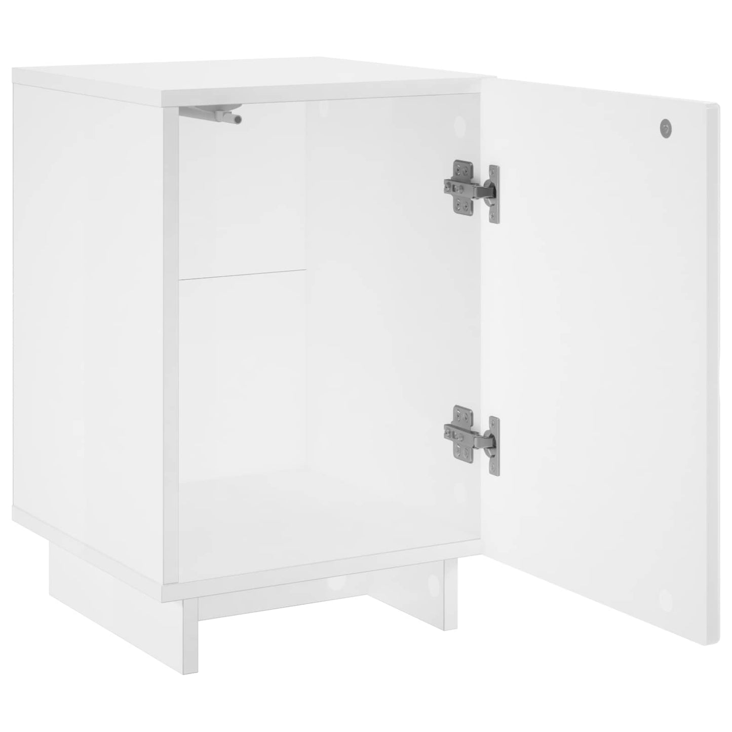 Natskab 2 stk. Hvid 33,5 x 34,5 x 50 cm Konstrueret træ