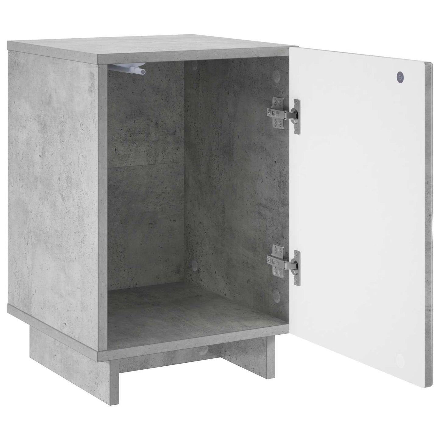 Natskab 2 stk. Betongrå 33,5 x 34,5 x 50 cm Konstrueret træ