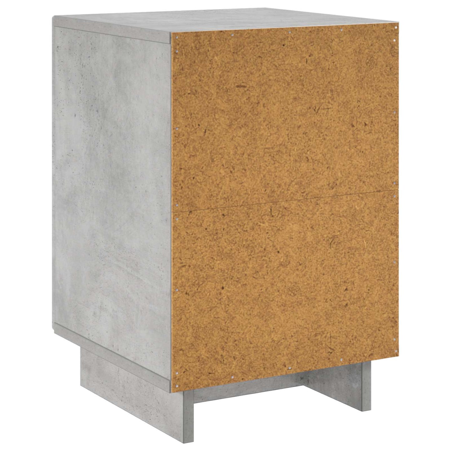 Natskab 2 stk. Betongrå 33,5 x 34,5 x 50 cm Konstrueret træ