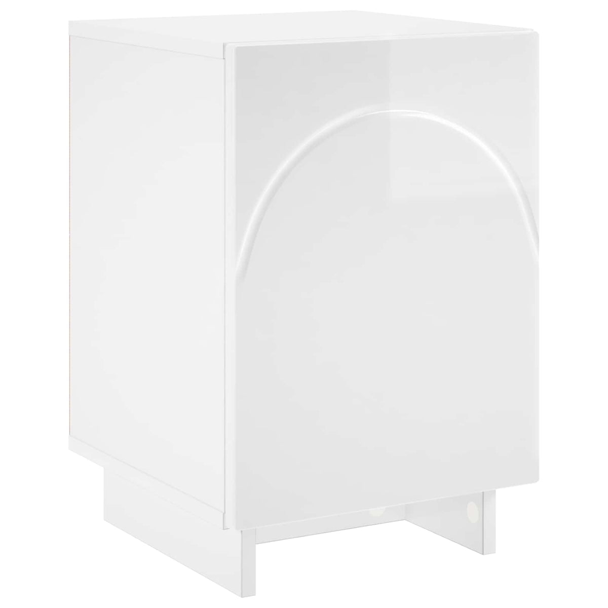 Natskab Hvid højglans 33,5 x 34,5 x 50 cm Konstrueret træ