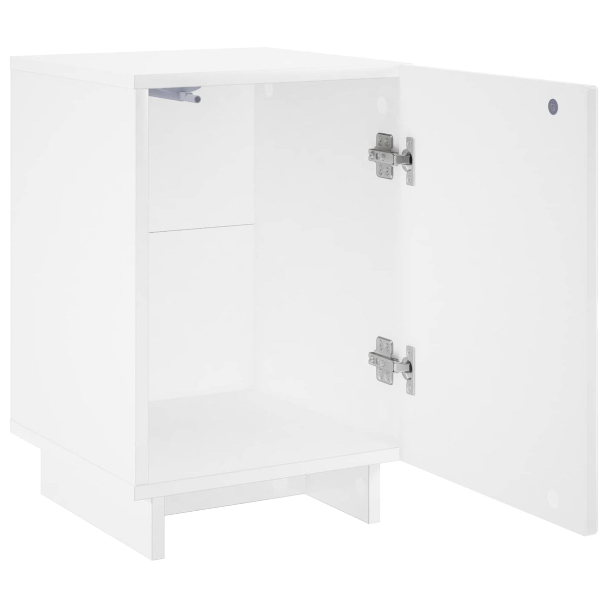 Natskab Hvid højglans 33,5 x 34,5 x 50 cm Konstrueret træ