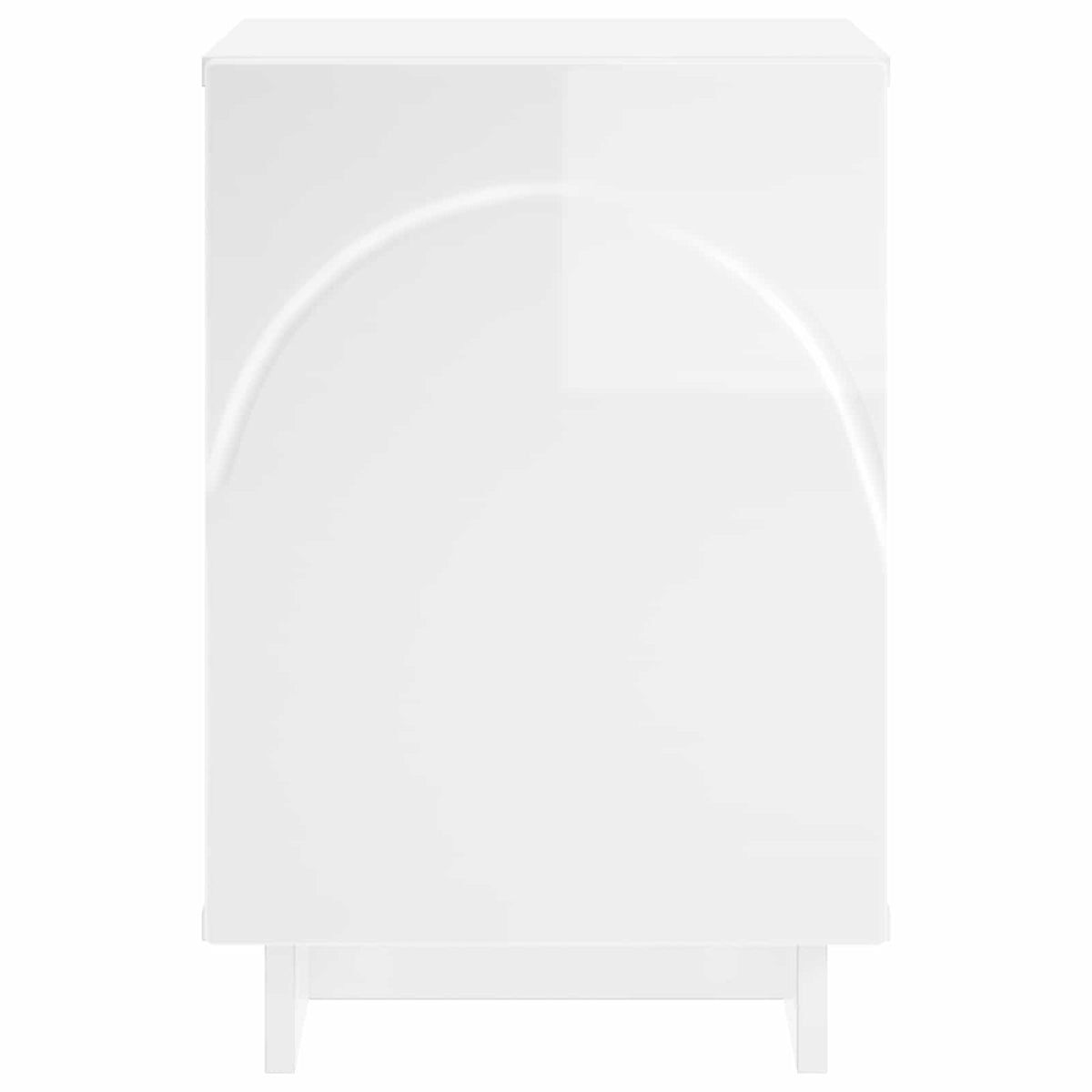 Natskab Hvid højglans 33,5 x 34,5 x 50 cm Konstrueret træ