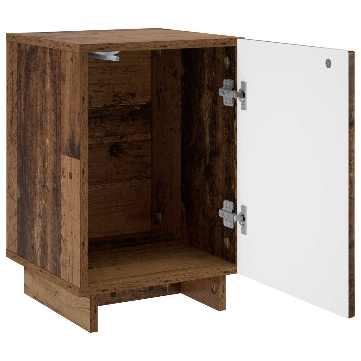 Natskab 2 stk. Gammelt træ 33,5 x 34,5 x 50 cm Konstrueret træ