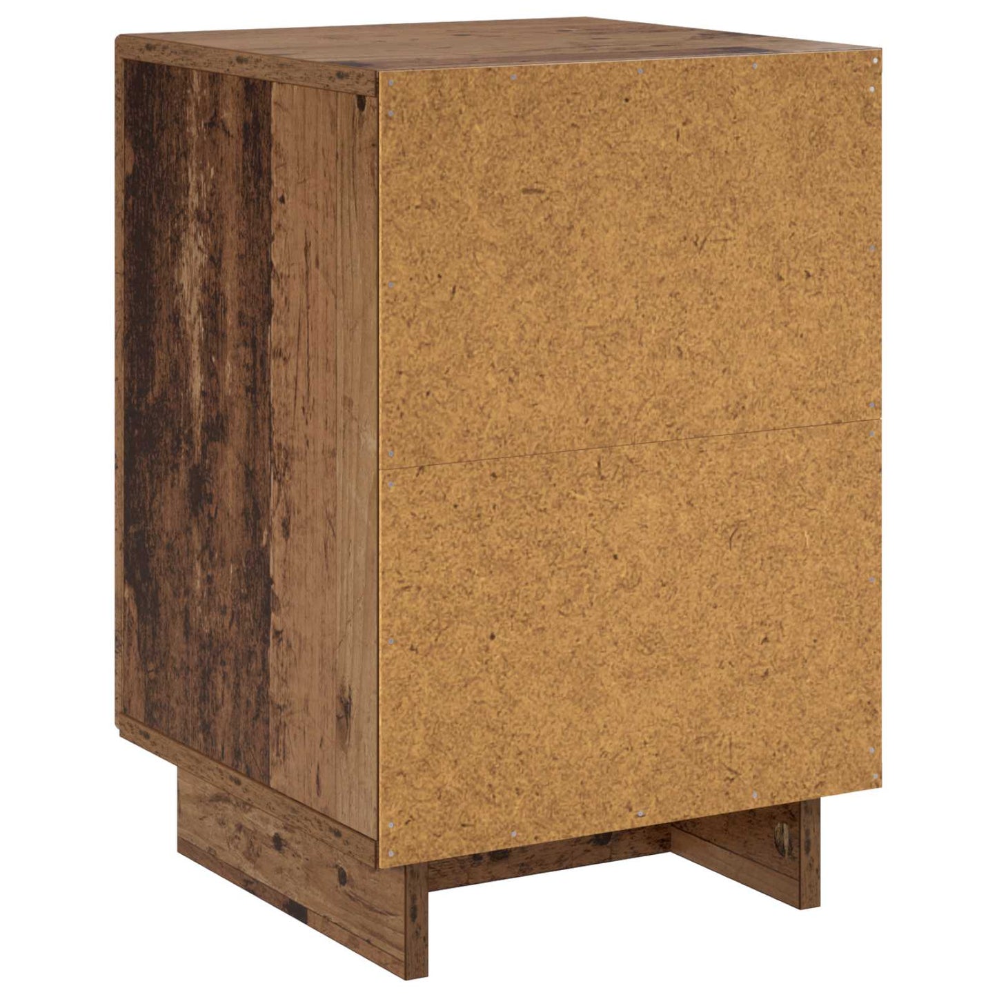 Natskab 2 stk. Gammelt træ 33,5 x 34,5 x 50 cm Konstrueret træ