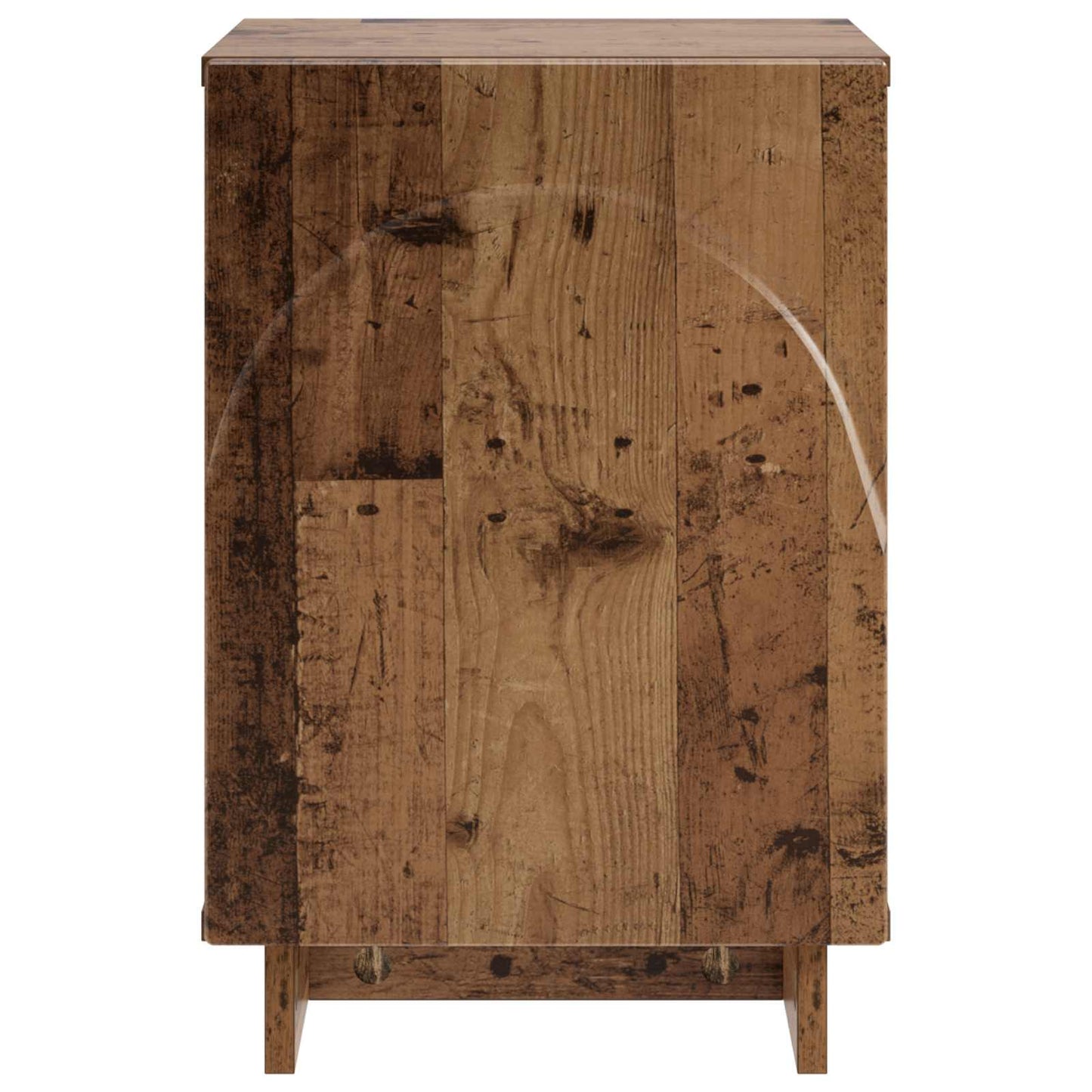 Natskab 2 stk. Gammelt træ 33,5 x 34,5 x 50 cm Konstrueret træ