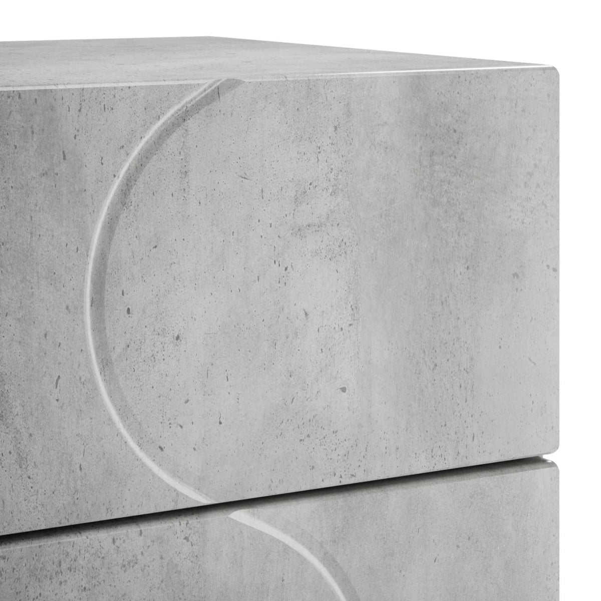 Natskab Betongrå 33,5 x 34,5 x 60 cm Konstrueret træ
