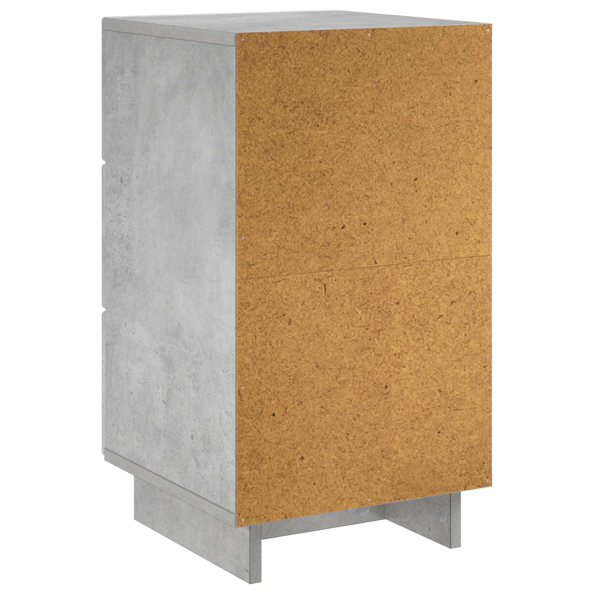 Natskab 2 stk. Betongrå 33,5 x 34,5 x 60 cm Konstrueret træ
