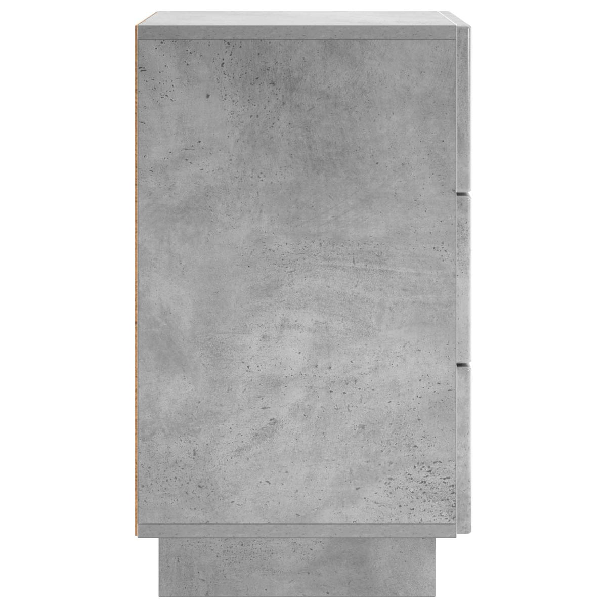 Natskab 2 stk. Betongrå 33,5 x 34,5 x 60 cm Konstrueret træ