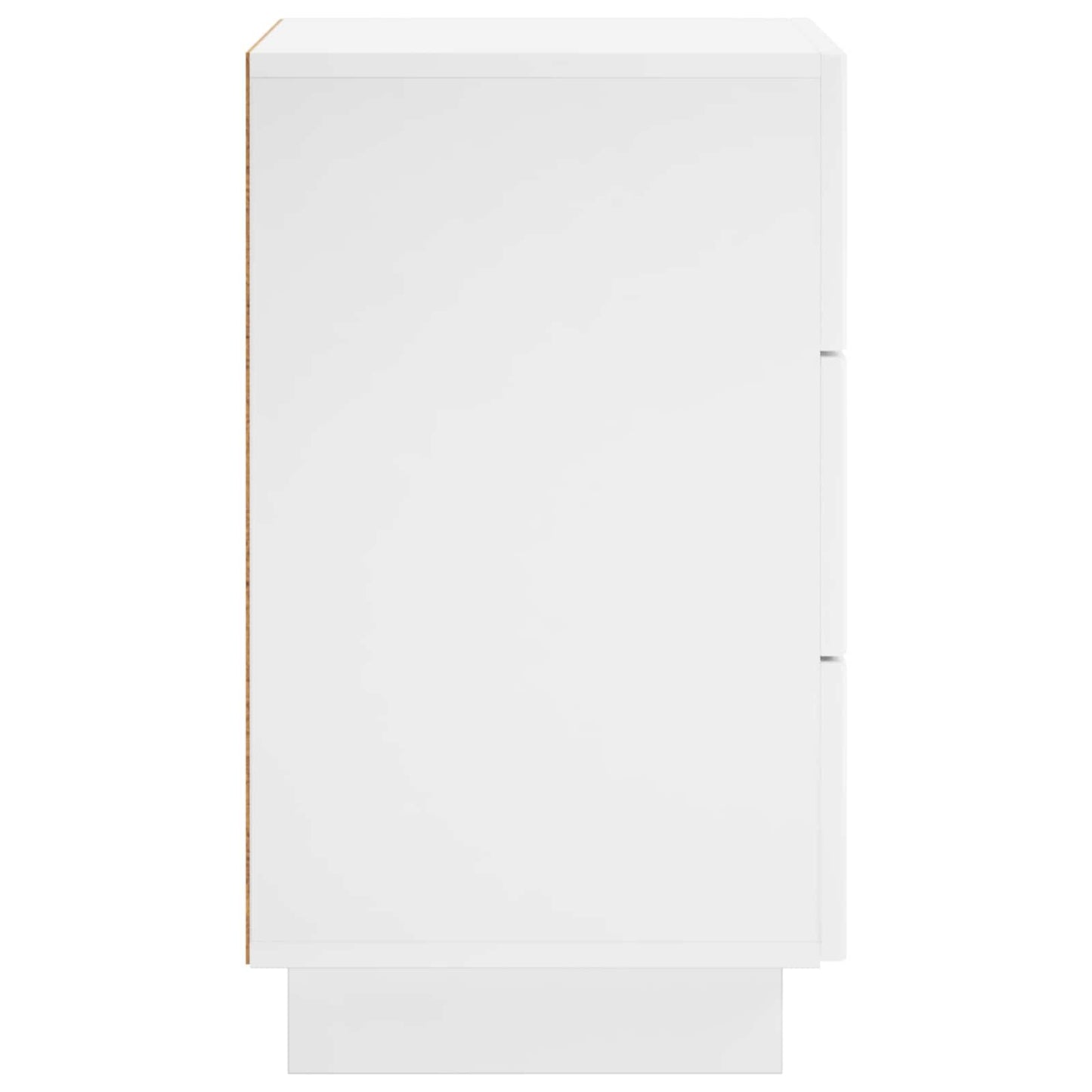 Natskab Hvid højglans 33,5 x 34,5 x 60 cm Konstrueret træ