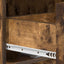 Natskab 2 stk. Røget eg 33,5 x 34,5 x 60 cm Konstrueret træ
