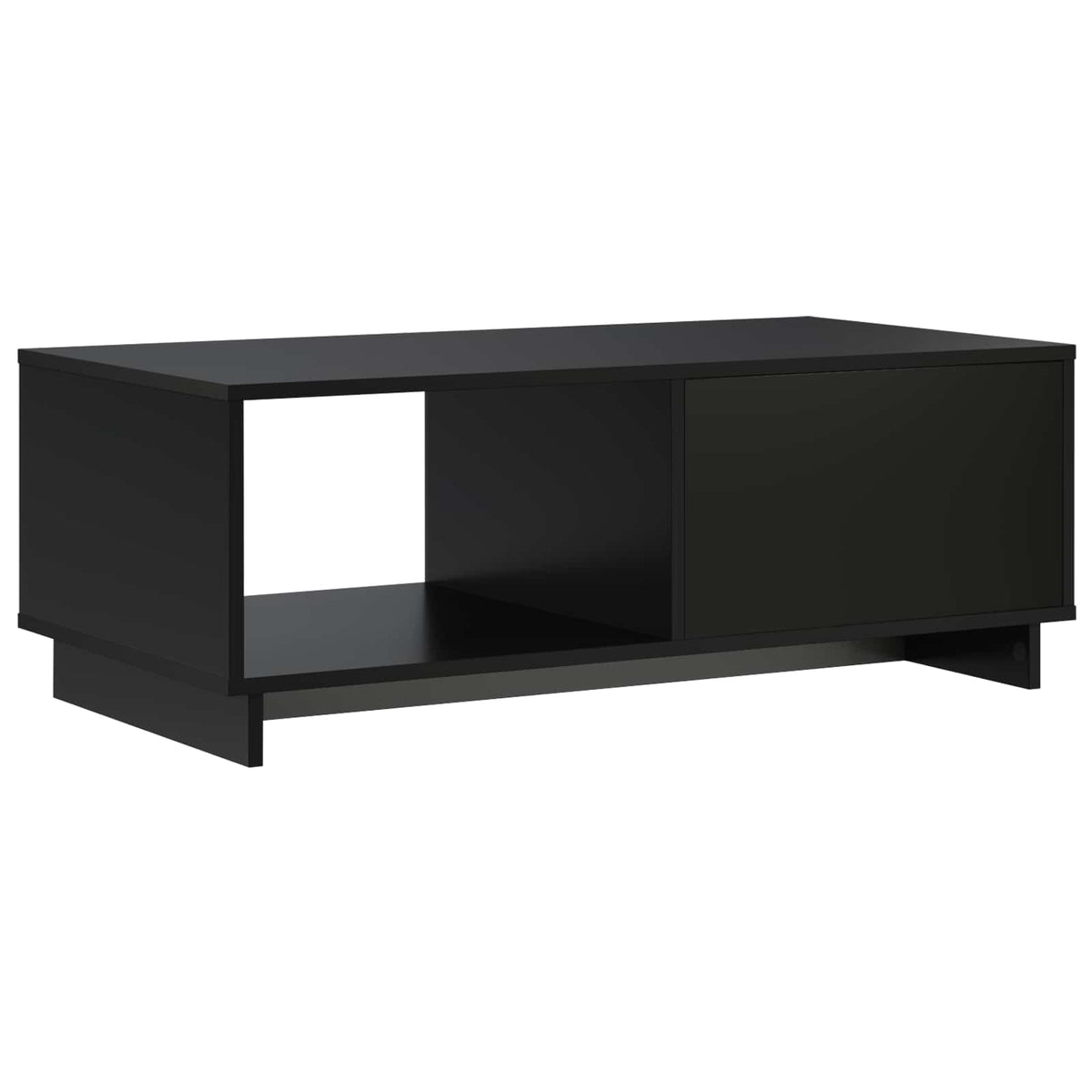 Sofabord Sort 95 x 50,5 x 35 cm Konstrueret træ