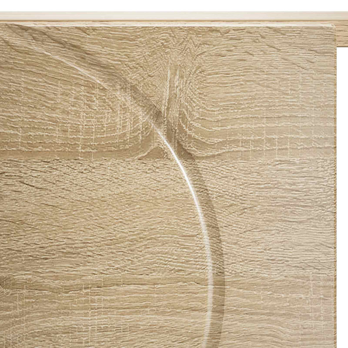 Sofabord Sonoma-eg 95 x 50,5 x 35 cm Konstrueret træ