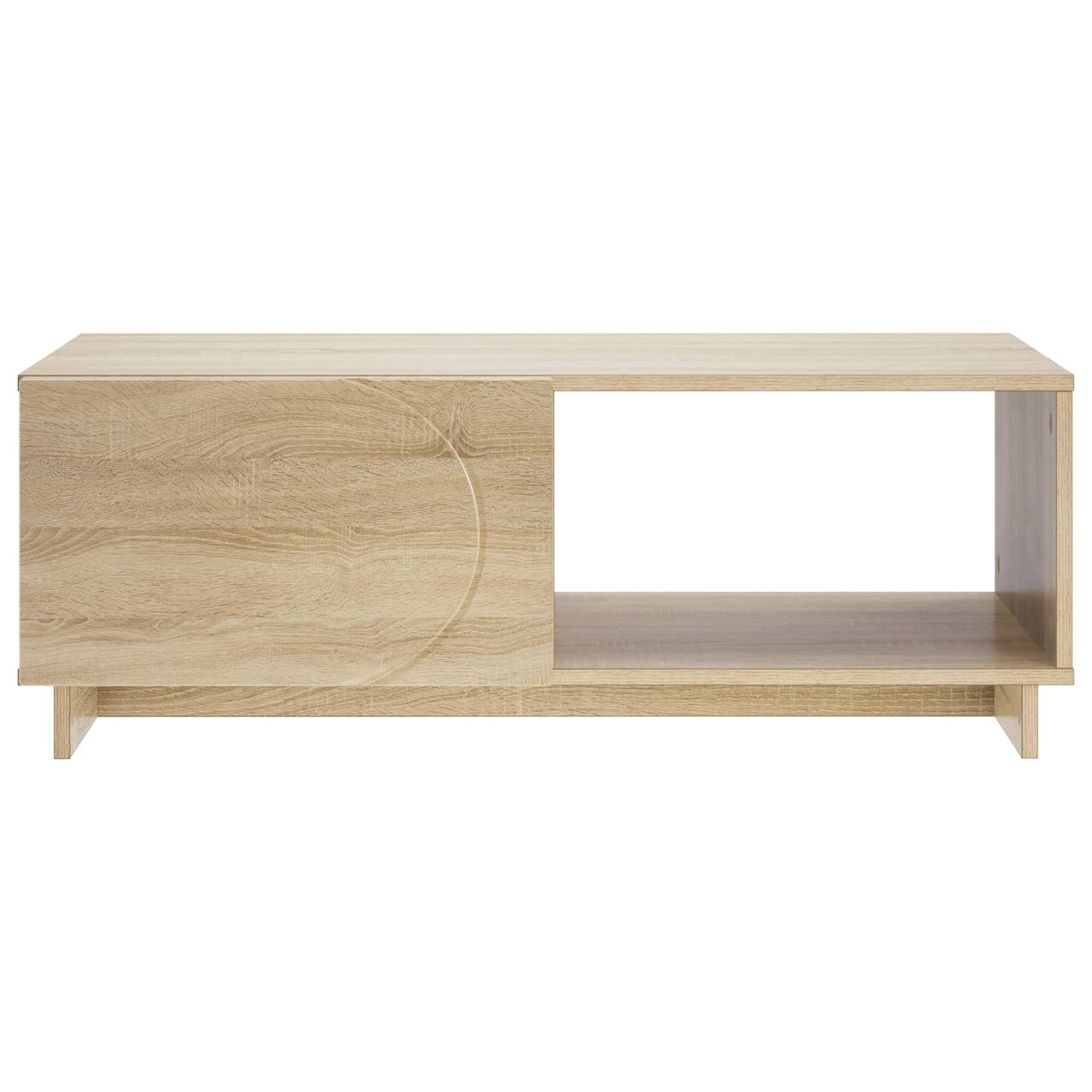 Sofabord Sonoma-eg 95 x 50,5 x 35 cm Konstrueret træ