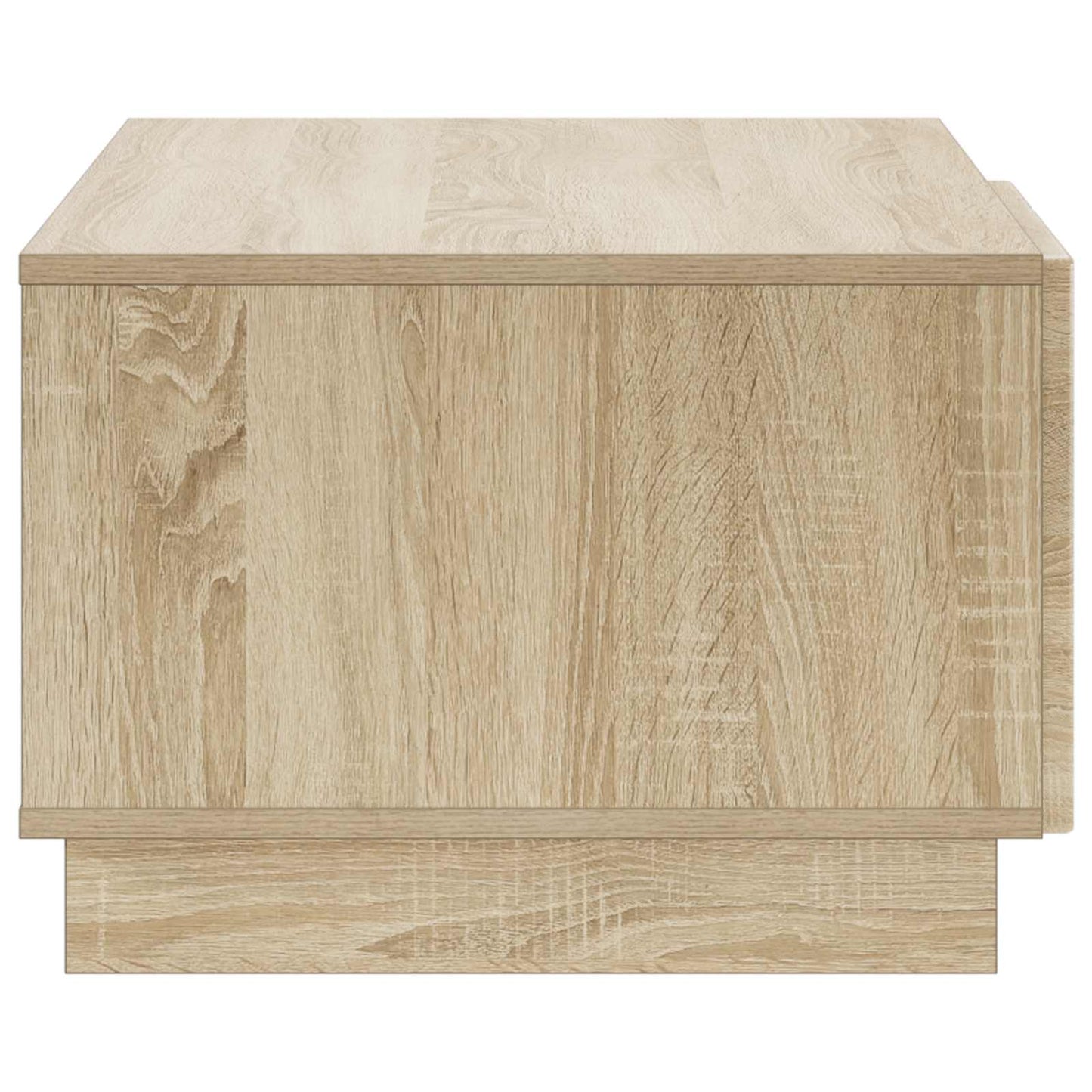 Sofabord Sonoma-eg 95 x 50,5 x 35 cm Konstrueret træ
