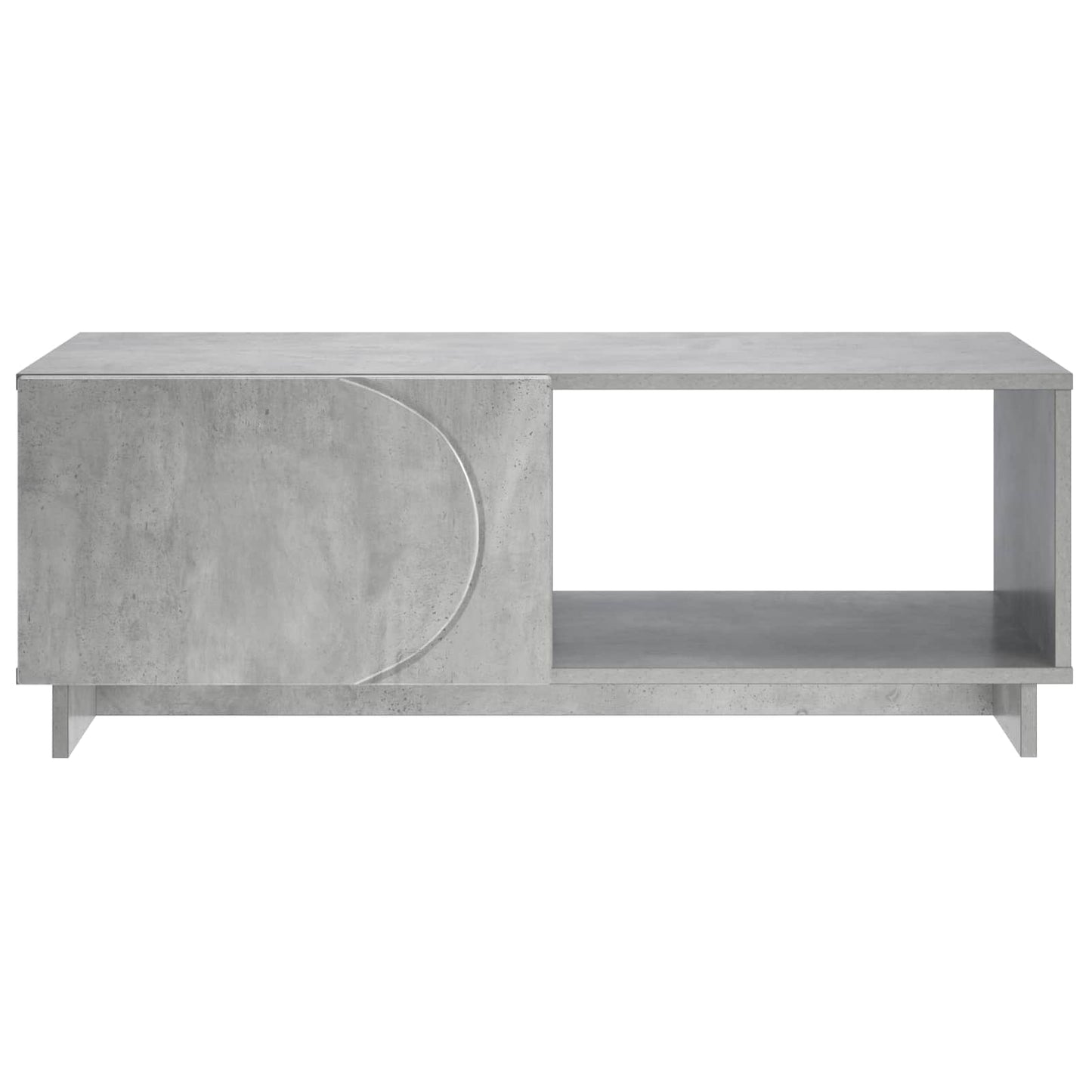 Sofabord Betongrå 95 x 50,5 x 35 cm Konstrueret træ
