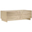 Sofabord Sonoma-eg 102 x 50,5 x 35 cm Konstrueret træ
