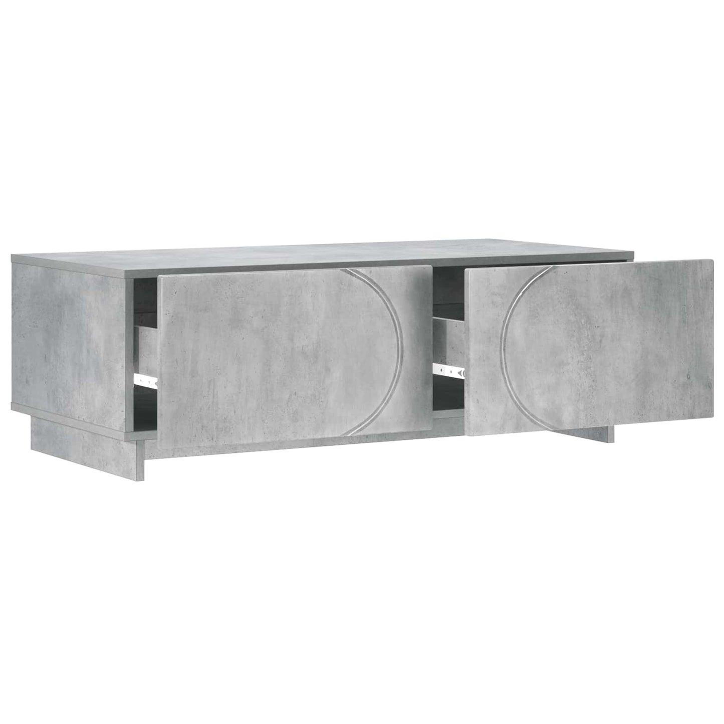 Sofabord Betongrå 102 x 50,5 x 35 cm Konstrueret træ