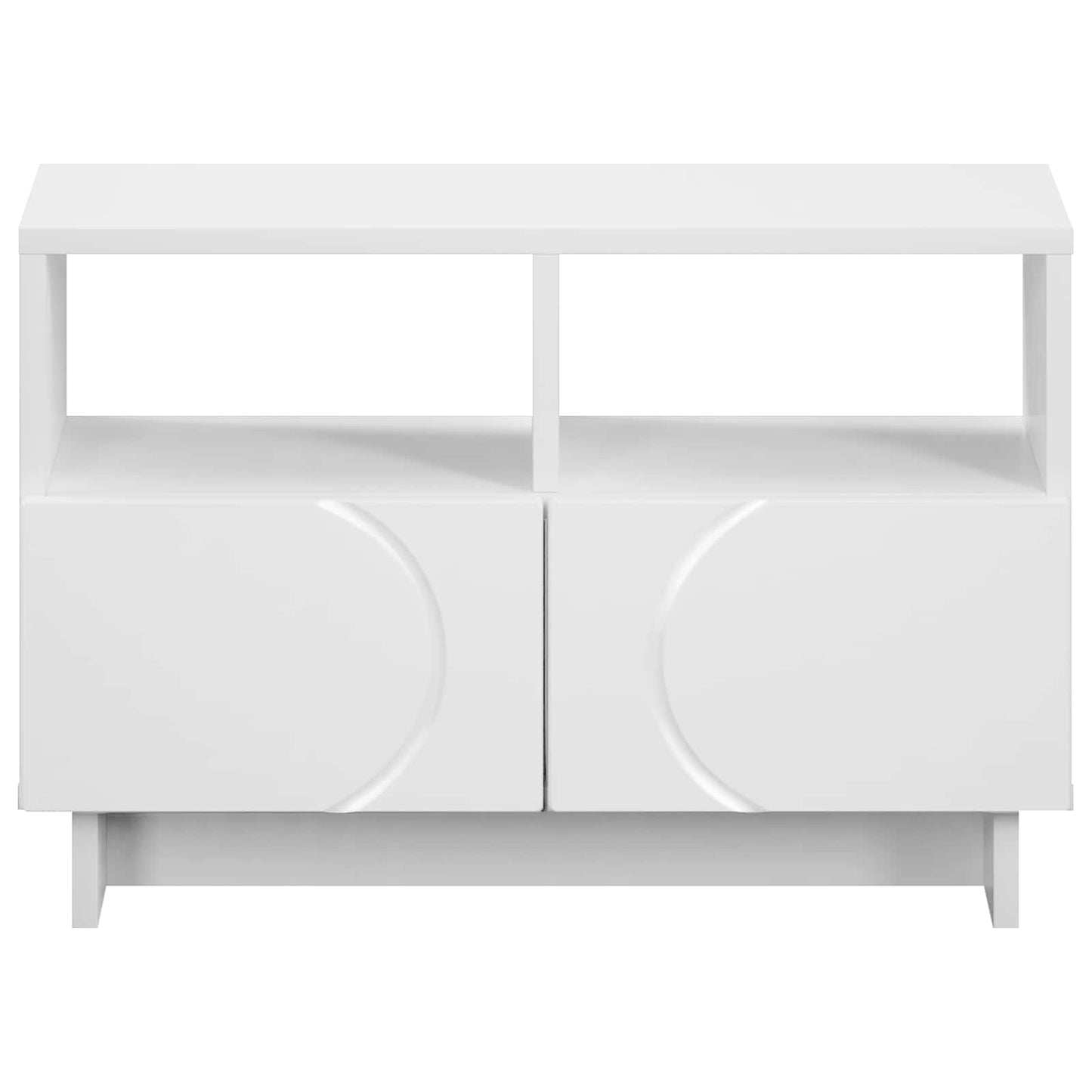 TV-bord 60 x 34.5 x 40 cm Hvid Konstrueret træ