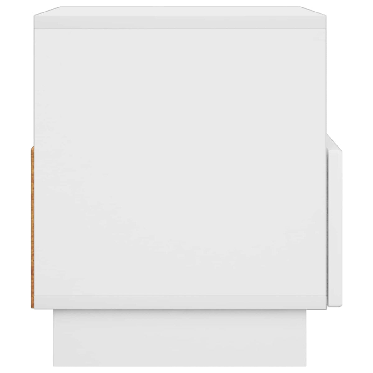 TV-bord 60 x 34.5 x 40 cm Hvid Konstrueret træ