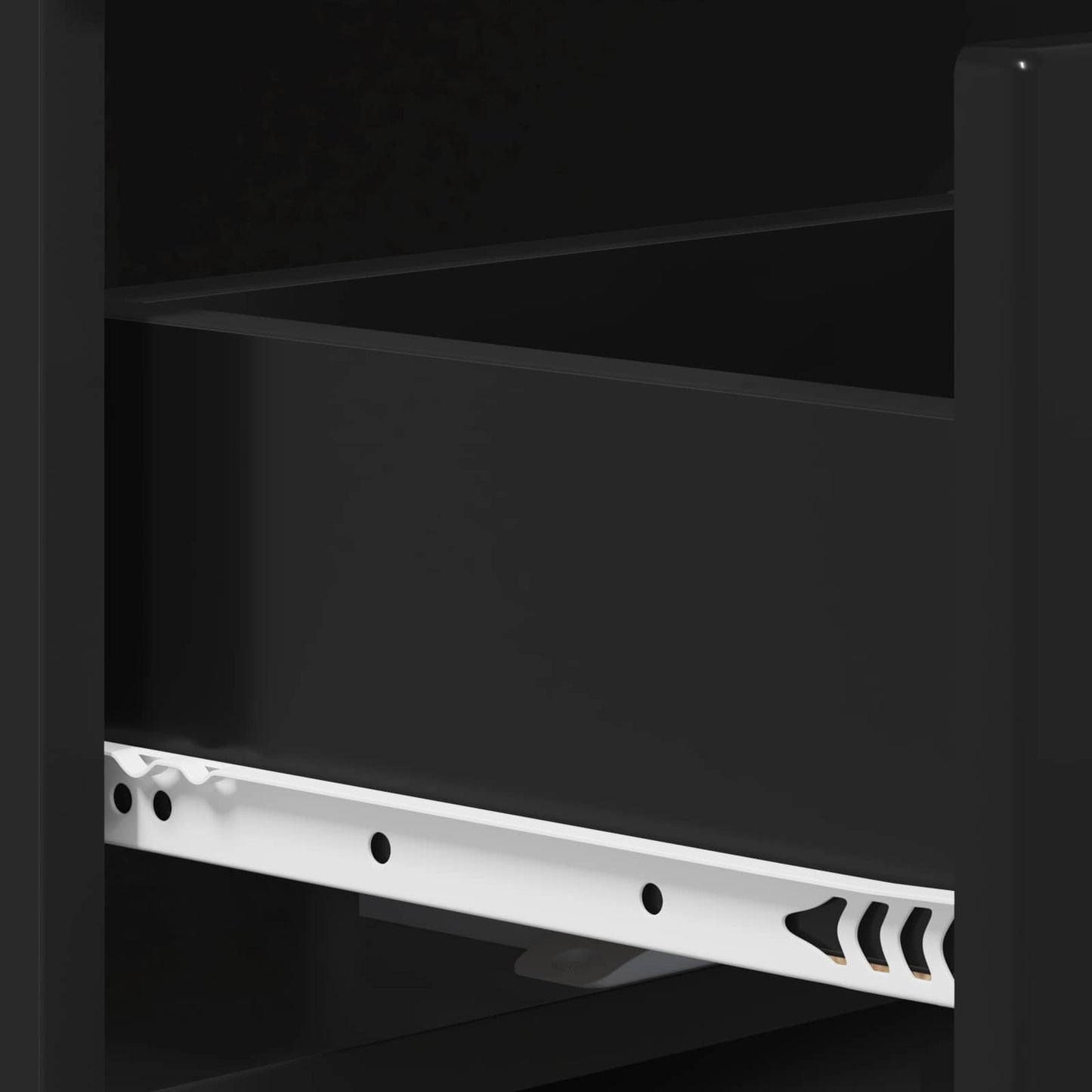 TV-bord 60 x 34,5 x 40 cm Sort Konstrueret træ