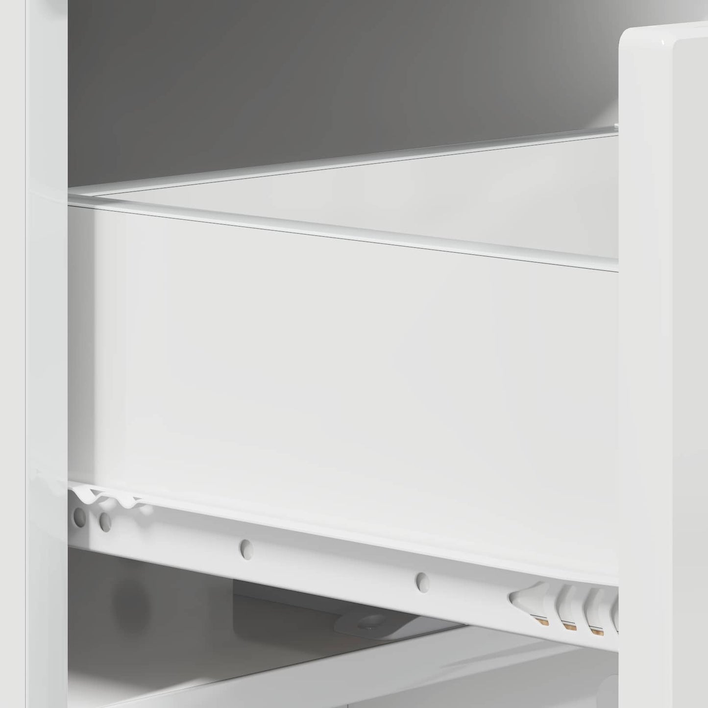 TV-bord 60 x 34.5 x 40 cm Hvid højglans Konstrueret træ