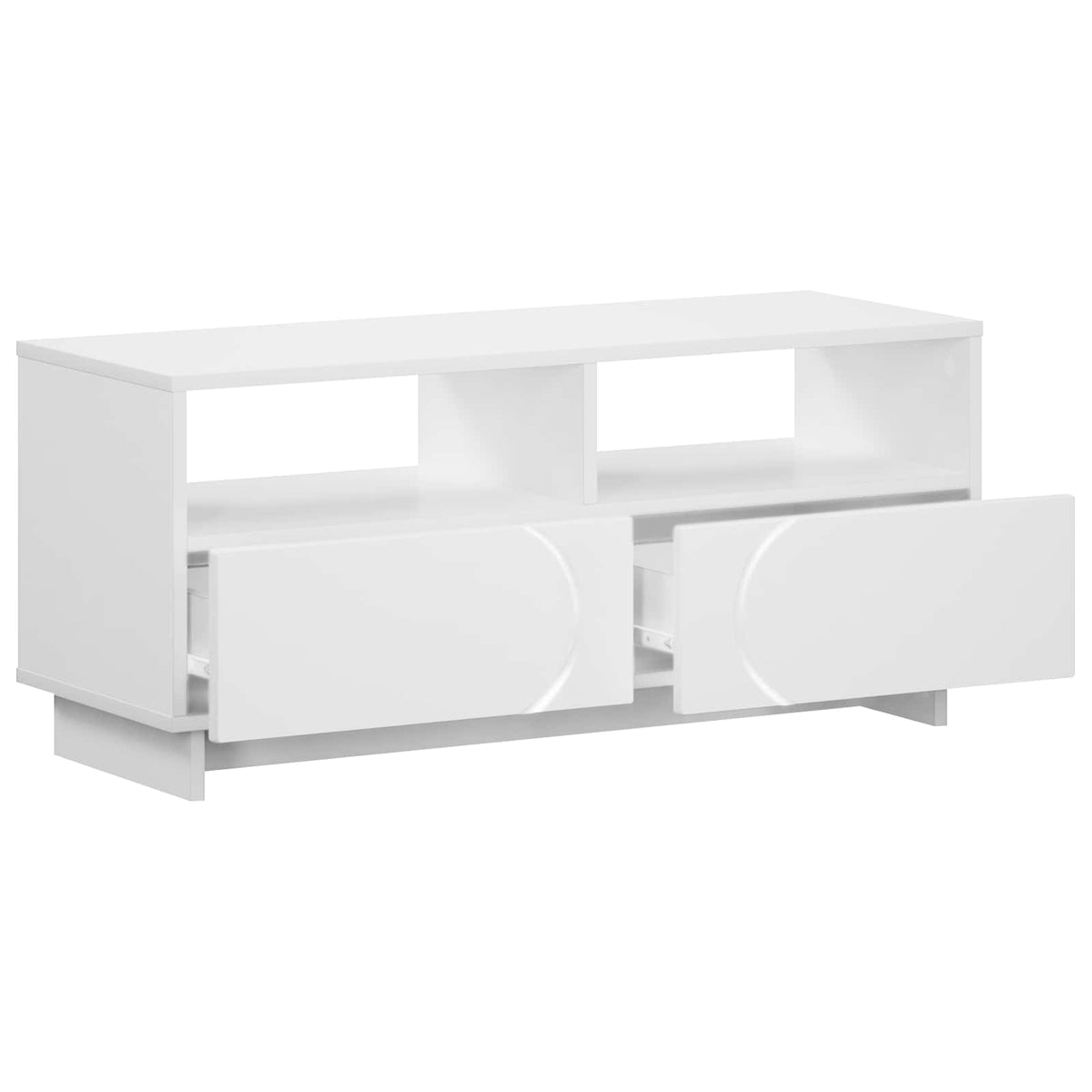 TV-bord 90 x 34.5 x 40 cm Hvid Konstrueret træ