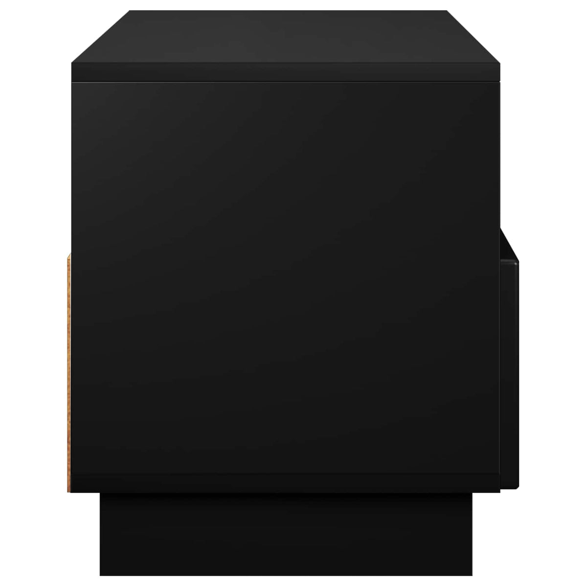 TV-bord 90 x 34.5 x 40 cm Sort Konstrueret træ