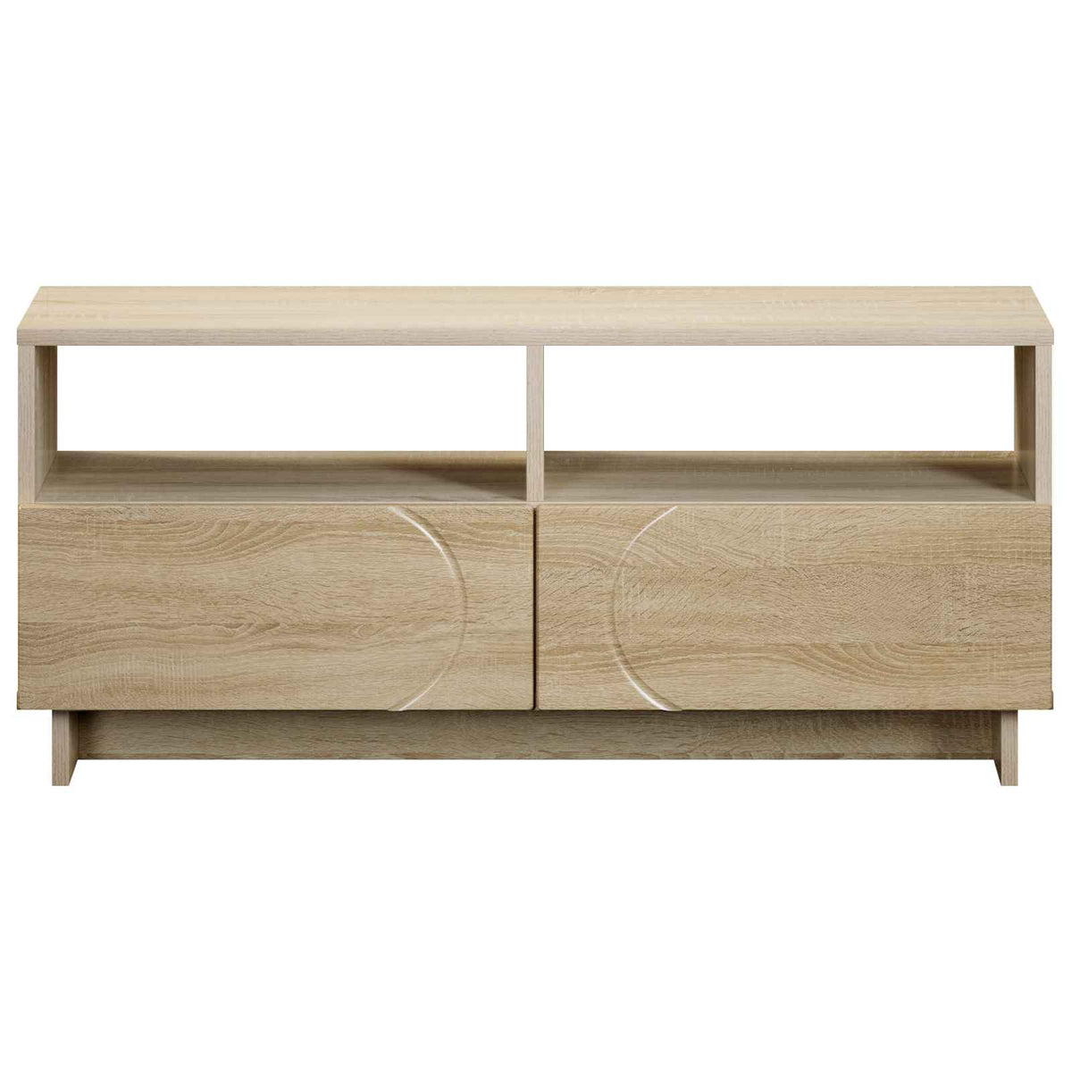 TV-bord 90 x 34.5 x 40 cm Sonoma-eg Konstrueret træ