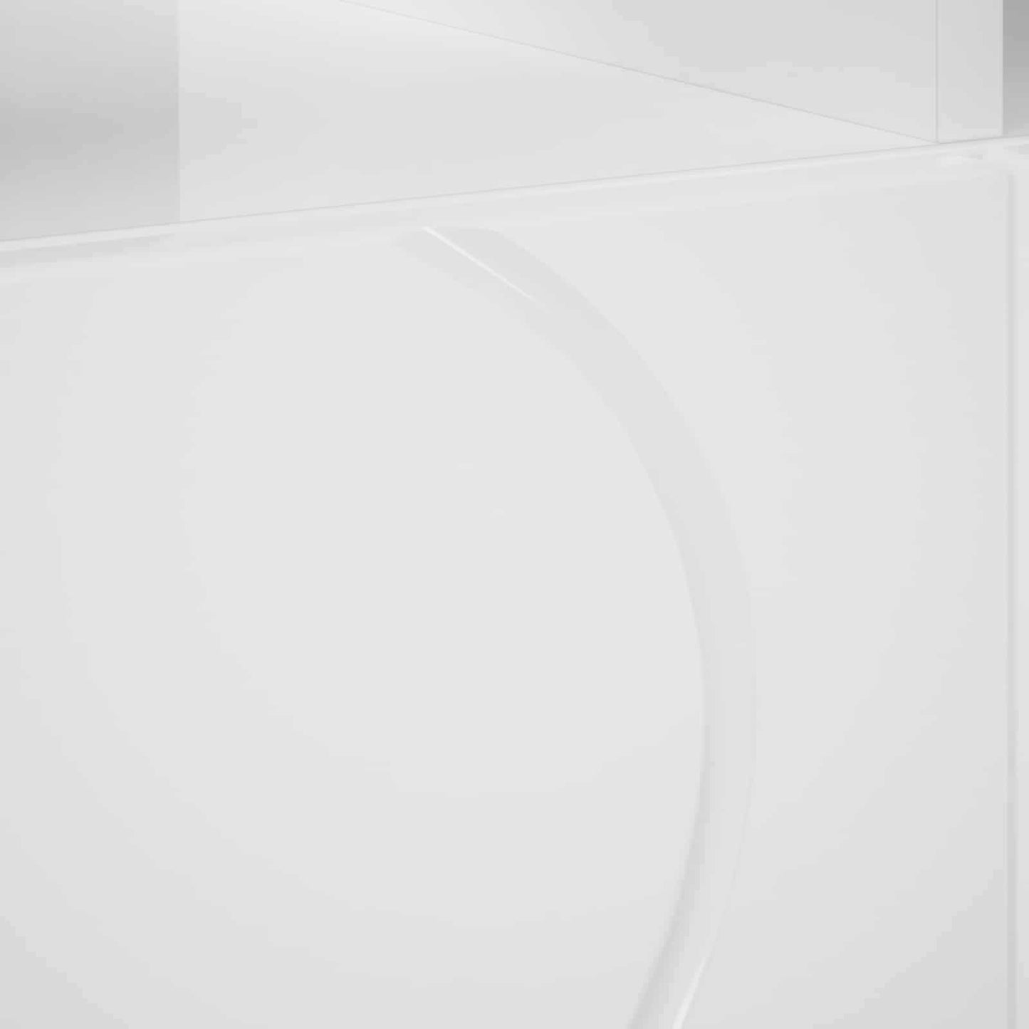 TV-bord 90 x 34.5 x 40 cm Hvid højglans Konstrueret træ