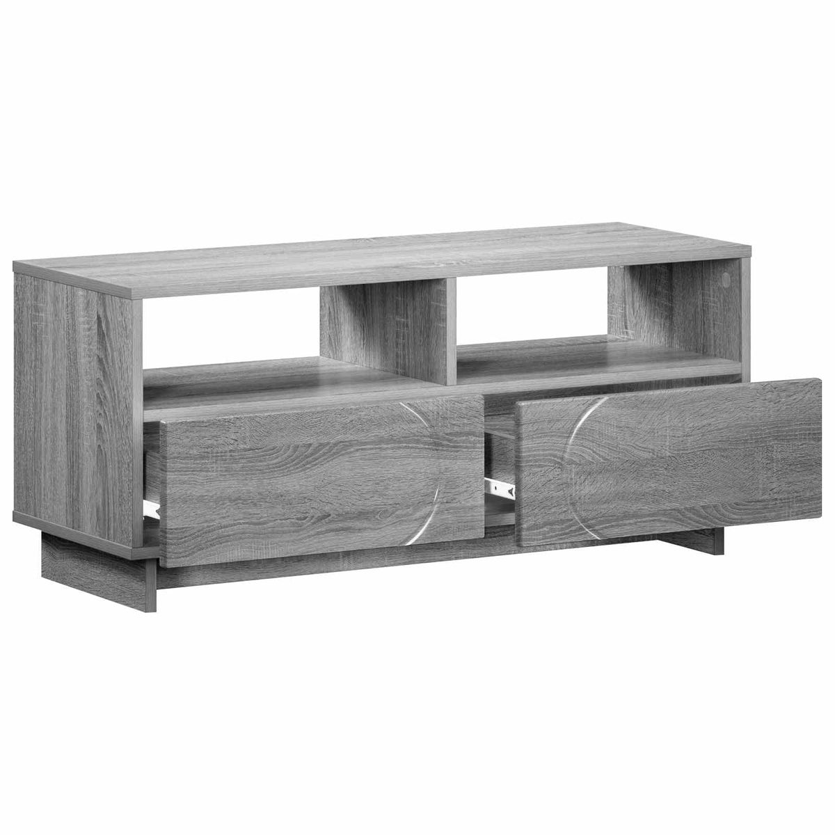 TV-bord 90 x 34.5 x 40 cm Grå Sonoma Konstrueret træ