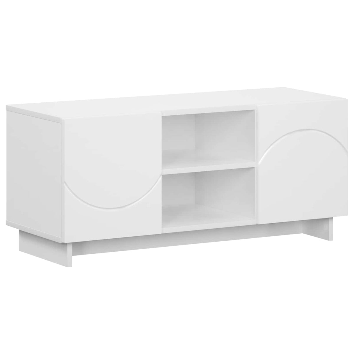 TV-bord 90 x 34.5 x 40 cm Hvid Konstrueret træ