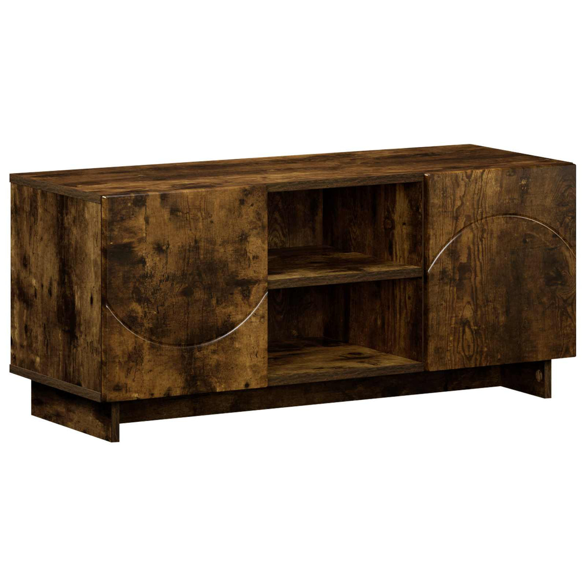 TV-bord 90 x 34.5 x 40 cm Røget eg Konstrueret træ