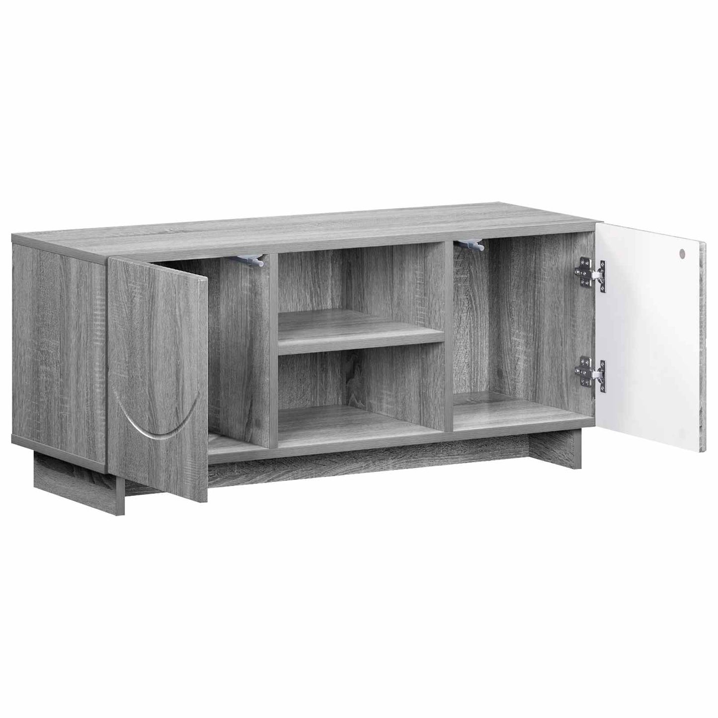 TV-bord 90 x 34.5 x 40 cm Grå Sonoma Konstrueret træ