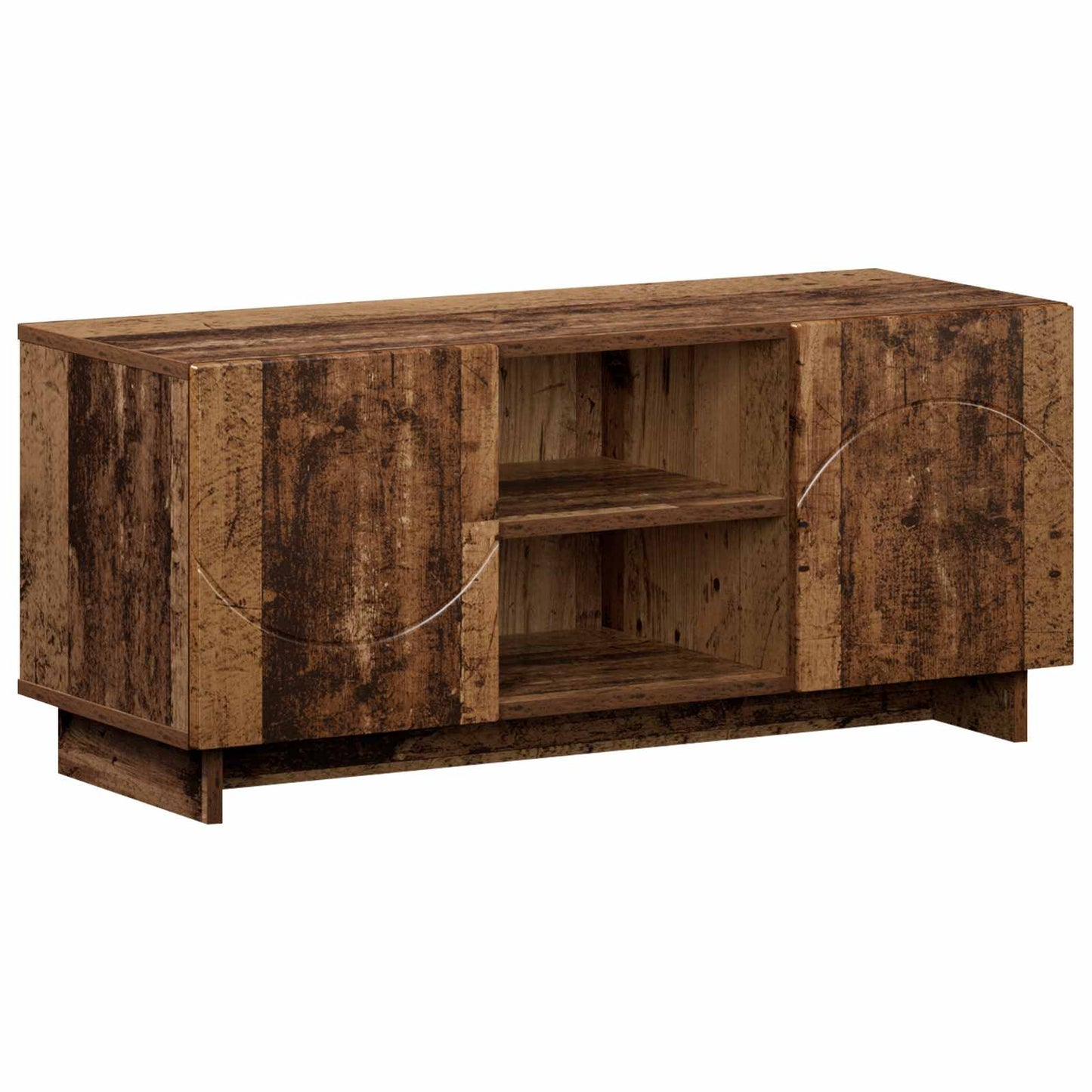 TV-bord 90 x 34.5 x 40 cm Gammelt træ Konstrueret træ