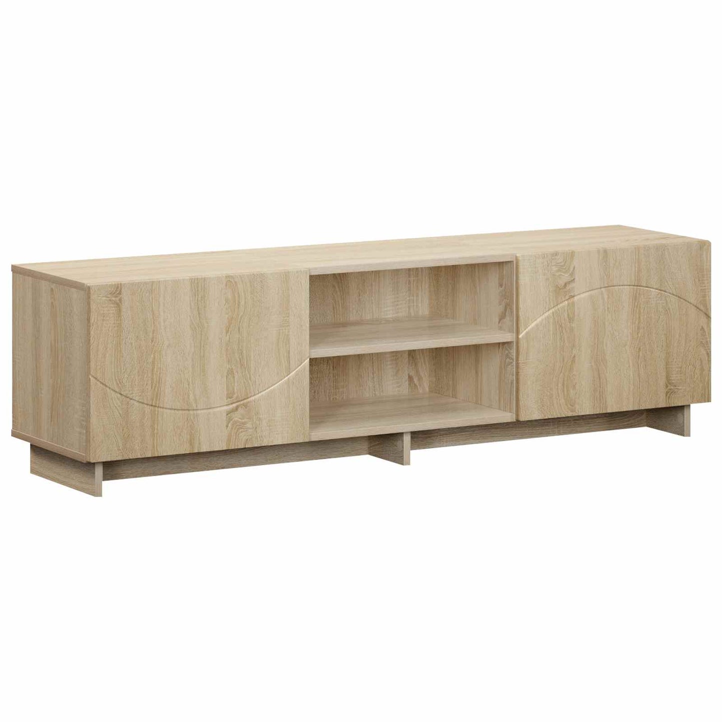 TV-bord 140 x 34.5 x 40 cm Sonoma-eg Konstrueret træ