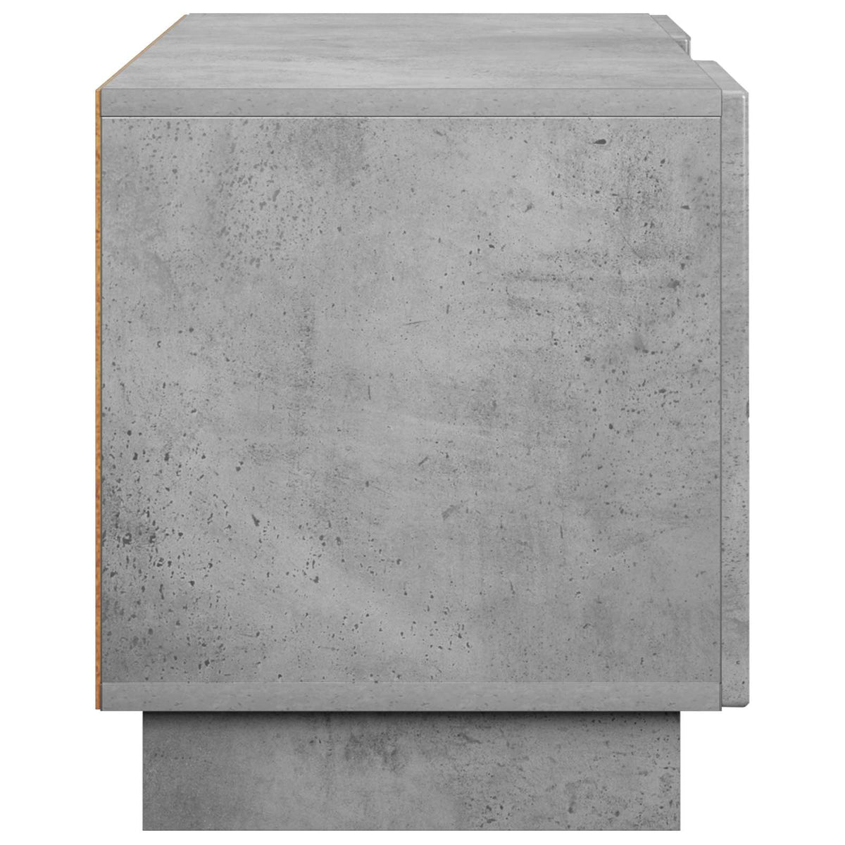 TV-bord 140 x 34.5 x 40 cm Betongrå Konstrueret træ