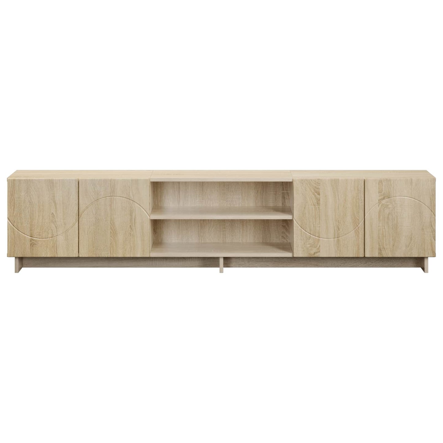 TV-bord 180 x 34,5 x 40 cm Sonoma-eg Konstrueret træ