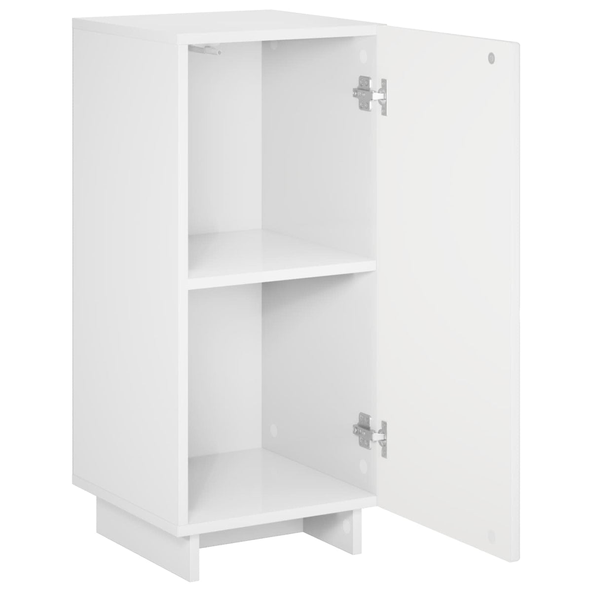 Skænk Hvid højglans 33.5 x 34.5 x 75 cm Konstrueret træ
