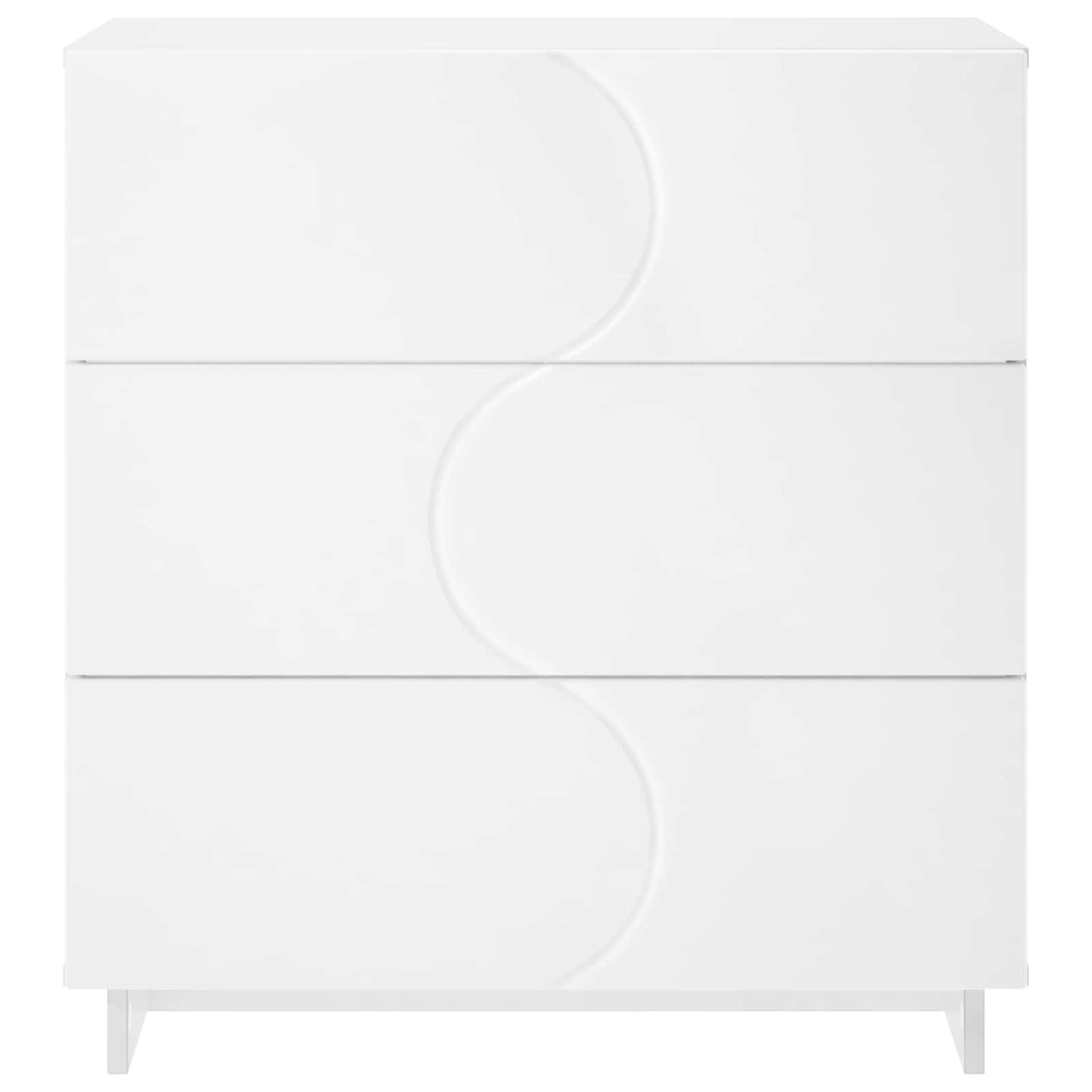 Skænk Hvid 70 x 38 x 75 cm Konstrueret træ