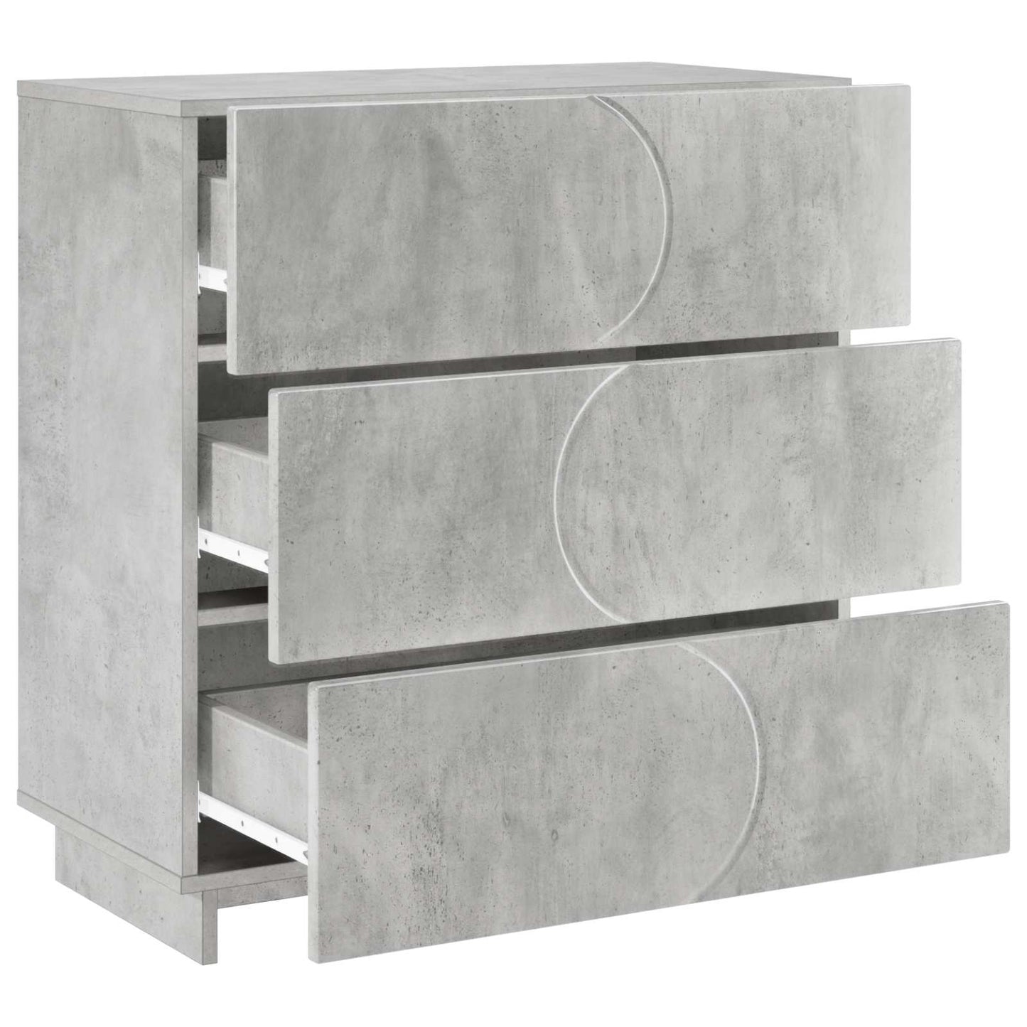 Skænk Betongrå 70 x 38 x 75 cm Konstrueret træ