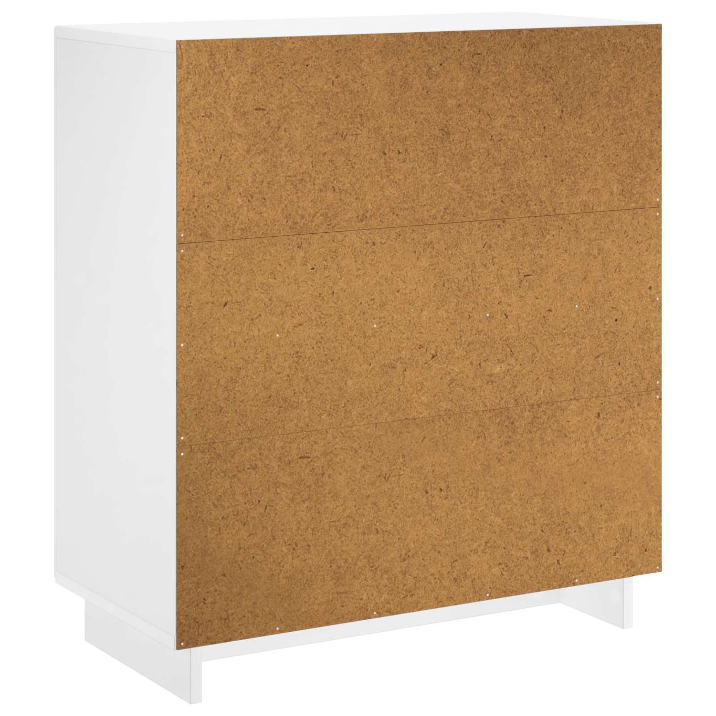 Skænk Hvid højglans 67 x 34,5 x 75 cm Konstrueret træ