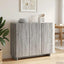 Sideboard Grå Sonoma 85.5 x 31 x 75 cm Konstrueret træ