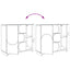 Sideboard Hvid 85.5 x 31 x 75 cm Konstrueret træ
