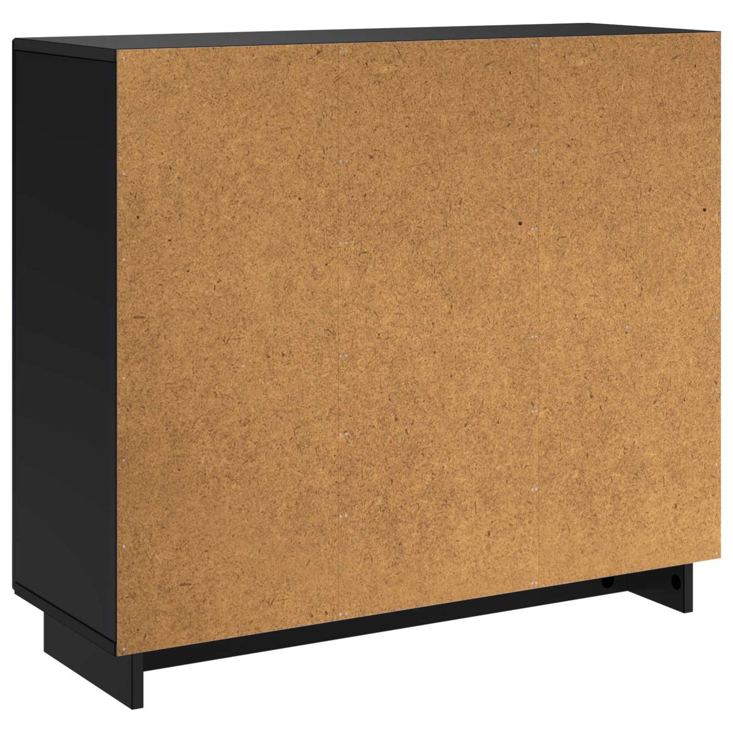 Sideboard Sort 85.5 x 31 x 75 cm Konstrueret træ