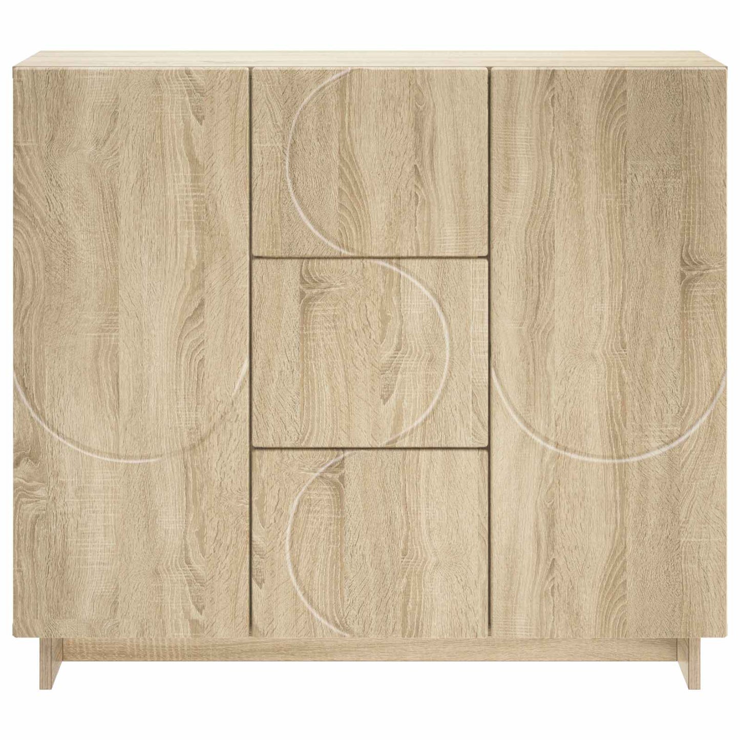 Sideboard Sonoma-eg 85.5 x 31 x 75 cm Konstrueret træ